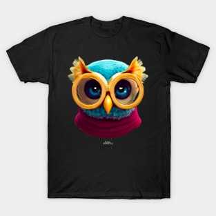 cute owl with glasses T-Shirt